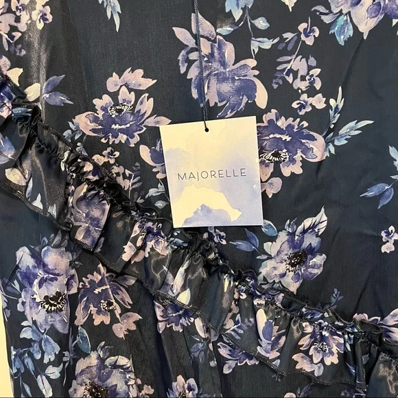 MAJORELLE Tallulah Skirt in Rainwater Blue - Picture 6 of 7